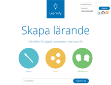 Tablet Screenshot of learnify.se
